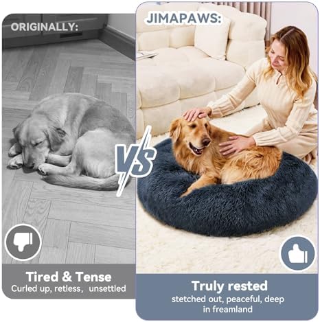 Cat Beds for Indoor Cats, Washable 20" Donut Pet Bed for Small Dogs - Image 5