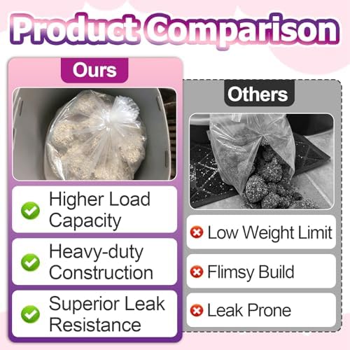 100Pcs Top Entry Cat Litter Box Liners Compatible - Image 7
