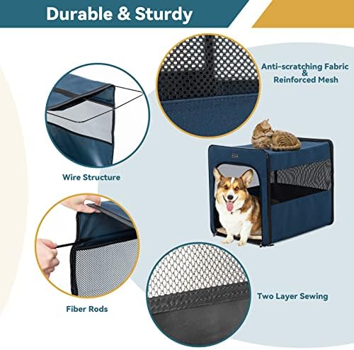 PETSFIT Soft Sided Dog Crate, Portable Dog Crate - Image 3