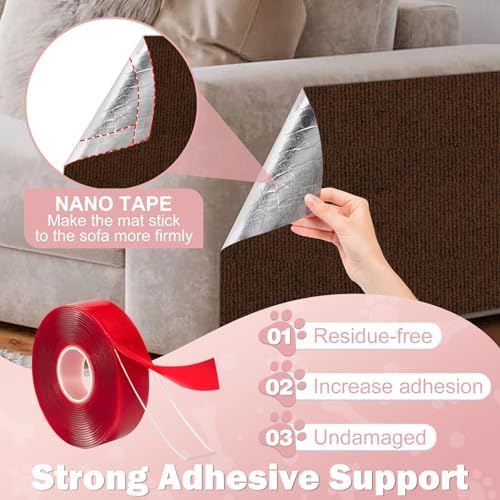 ENONCI 78.7x15.8 Cat Scratch Pad, Furniture Protector - Image 5
