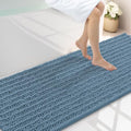 Smiry Bathroom Rugs 70X24, Extra Soft Rubber Backing Chenille Bath Mats by Smiry