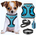 No Pull Dog Puppy Harness and Leash Set Reflective Mesh Vest X-Small by YIMEIS