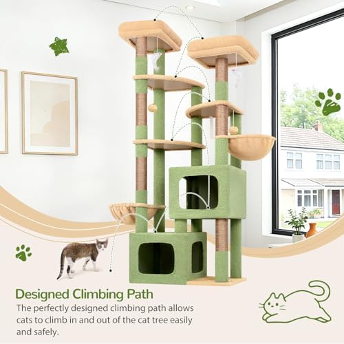 Globlazer S74E Pro Cactus Heavy Duty Maine Coon Cat Tree - Image 6