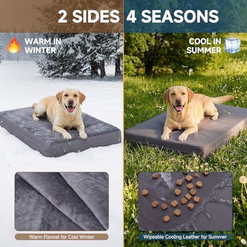 XXL Dog Bed, Waterproof Dog Crate Bed, Extra Large Kennel Pads - Image 3