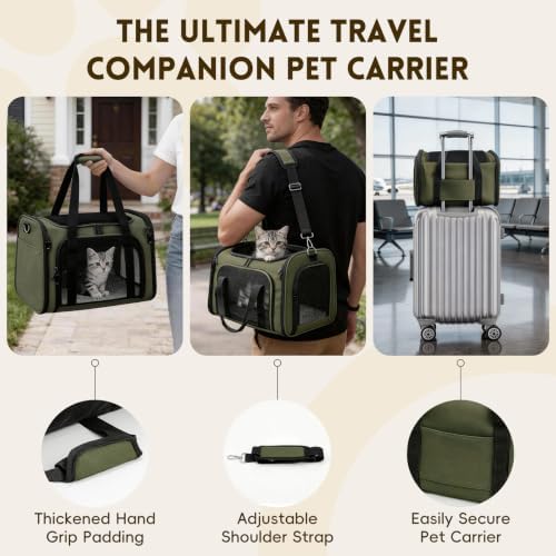 Cat Carrier Soft, Dog Carriers for Small Dog/Large Cat - Image 6