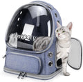Cawypety Cat Backpack Carrier Large Space Bubble Backpack up to 12lbs Blue by Cawypety