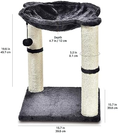 Amazon Basics Sturdy Cat Condo Tower - Image 3
