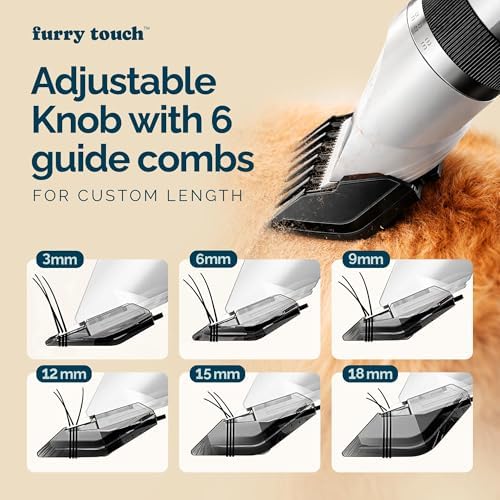 Dog Clippers, Dog Hair Trimmer & Cordless Dog Grooming Kit - Image 5