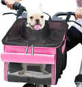 Pet Carrier Bicycle Basket Bag Pet Carrier/Booster Backpack by BARKBAY
