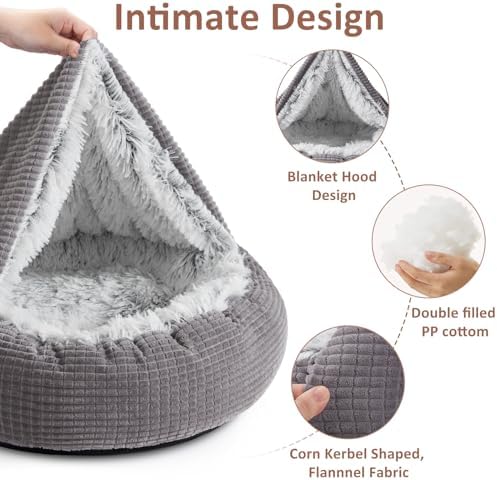 MIXJOY Small Dog Bed Cat Bed - Image 3