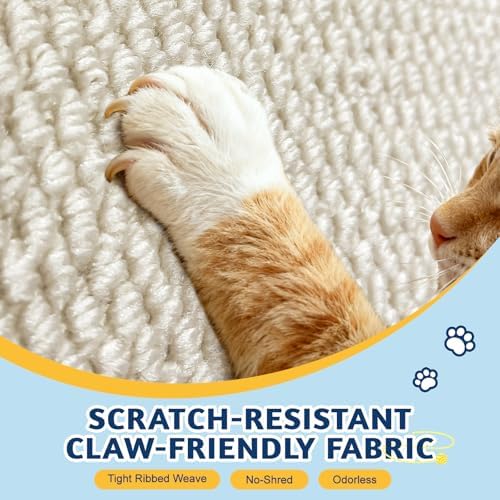 ENONCI Corner Cat Scratcher, 23.6x11.8 Furniture Furniture Protector Couches & - Image 2