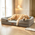 Large Dog Sofa Bed with Reusable Potty Pad by FollowUs