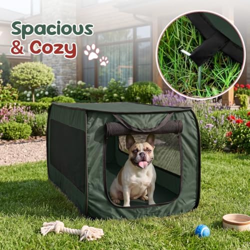 Portable Dog Crate 36" Collapsible Pop Up Dog Crate - Image 4