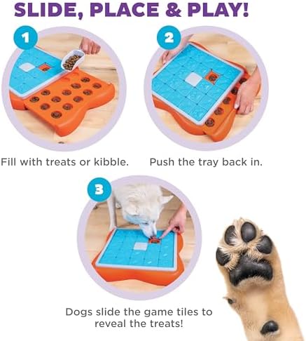 Outward Hound Nina Ottosson Challenge Slider Dog Toy Treat Puzzle - Image 3