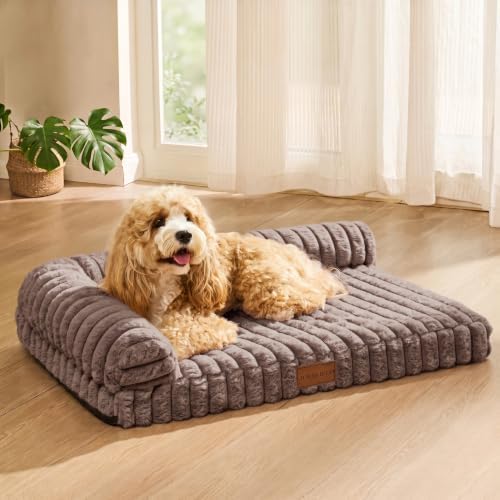 Orthopedic Medium Dog Bed Furry Pet Bed, Washable Cover 30''X20'' by Unknown