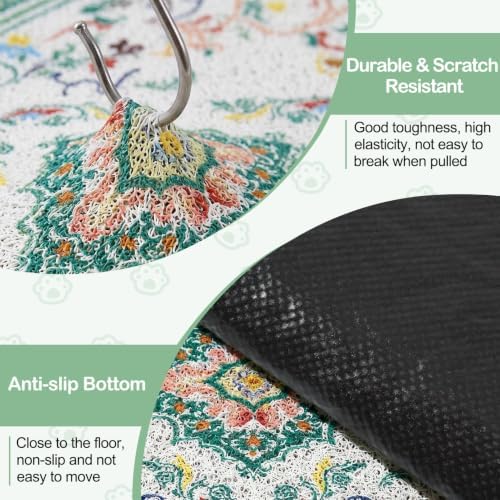 Glittme Cat Litter Mat 24"x15" Non-Slip Washable Trapping Mat - Image 5