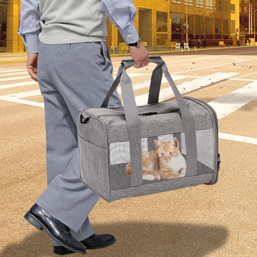 Pet Carrier Bag for Cats, Cat Soft-Sided Carriers Collapsible Ventilated - Image 5