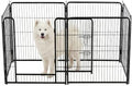 NEWBULIG Dog Playpen Indoor 6 Panels 32 Inch, Metal Outdoor Dog Fence Pen by NEWBULIG