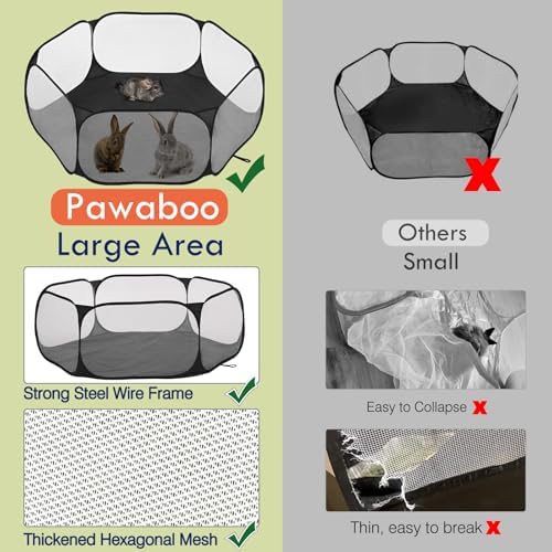 Pawaboo Small Animals Playpen - Image 3