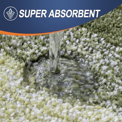 OLANLY Bathroom Rugs Mat 30x20, Extra Soft Absorbent Microfiber Bath Rugs - Image 4