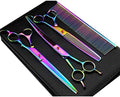 Purple Dragon 8 in Dog Grooming Scissors Set by PurpleDragon