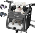 Dog Bike Basket Carrier, Expandable Foldable Soft-Sided Dog Carrier, 2 Open by BARKBAY
