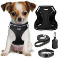 No Pull Dog Puppy Harness and Leash Set Reflective Mesh Vest X-Small by YIMEIS