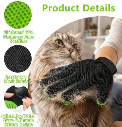 Pet Hair Removal Glove, Silicone Tips - Image 3