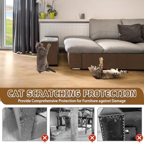 LSGCQ Cat Scratch Mat Self Adhesive Cat Scratch Furniture Protector - Image 5