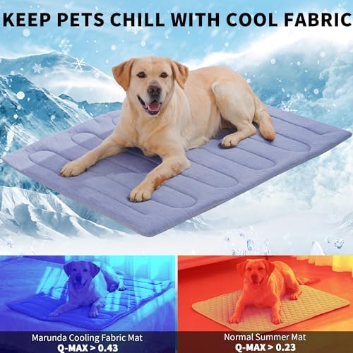 MARUNDA Dog Cooling Mat, No Need to Freeze Or Refrigerate This Cool Pet Pad Cat - Image 4