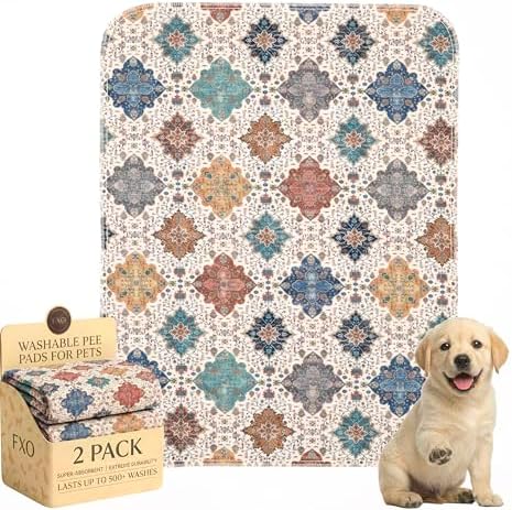 Washable Pee Pads for Dogs, Great Urine Absorbent Reusable Puppy Training Pads by Peepads