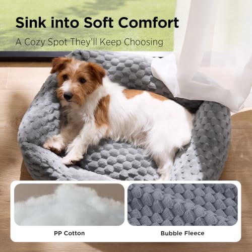 Bedsure Washable Fluffy Cute Dog Beds - Image 2