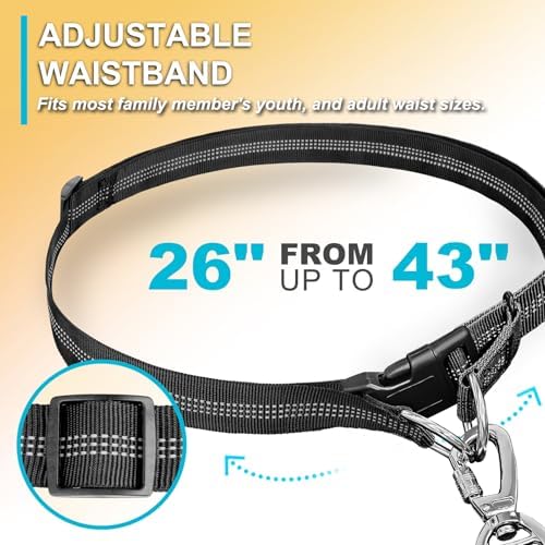 Laqibak Hands Free Dog Leash, Adjustable Waist Leash - Image 2