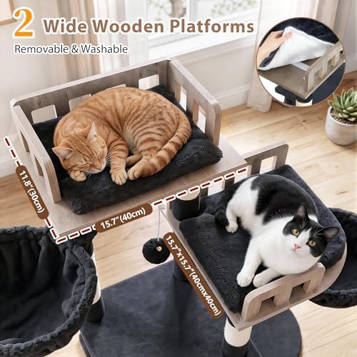 Gitelsnour Sturdy Cat Tree Tower - Image 3