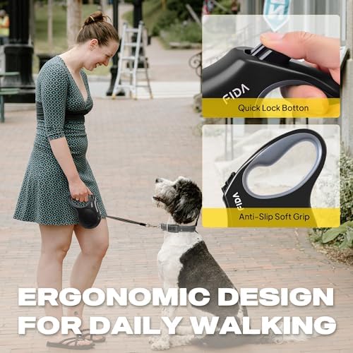 Fida Retractable Dog Leash X-Small Breed, 10 ft Durable Pet Walking Leash - Image 5