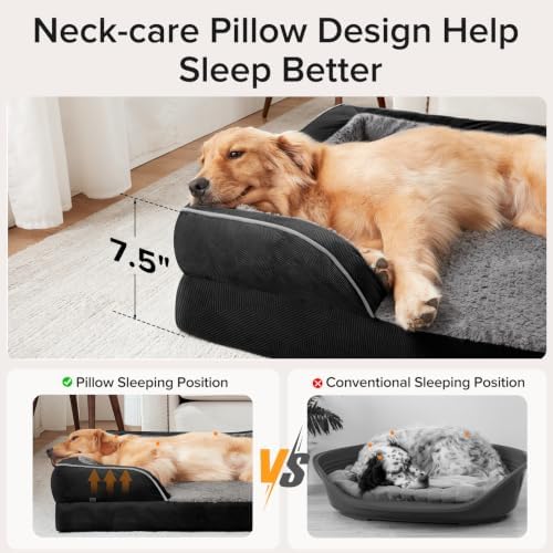 INVENHO Jumbo Orthopedic Dog Bed - Image 4