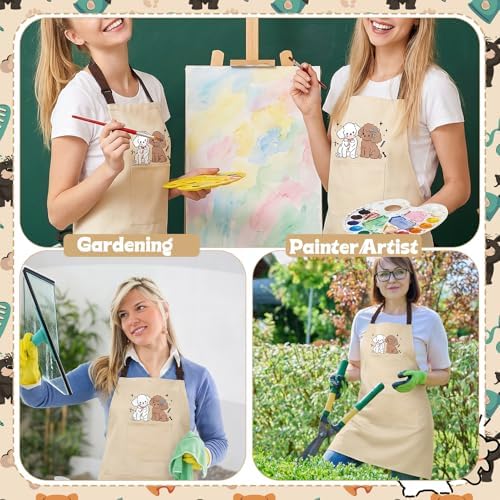 Dog Grooming Apron with 4 Pockets Grooming Apron - Image 7