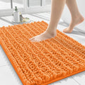 Smiry Bathroom Rugs 24X16, Extra Soft Rubber Backing Chenille Bath Mats by Smiry