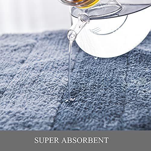 2 Piece Ombre Bath Mat Set for Bathroom, Non Slip Ultra Soft and Thick Water - Image 5