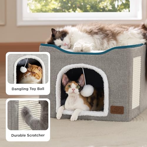 Bedsure Cat House Bed for Indoor Cats - Image 3