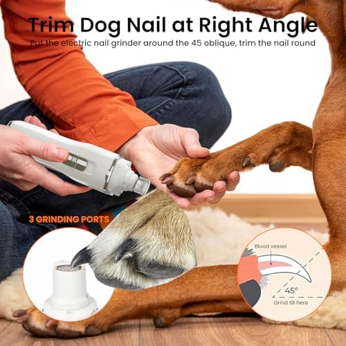 Tife Dog Nail Grinder with 2 LED Lights - Image 6