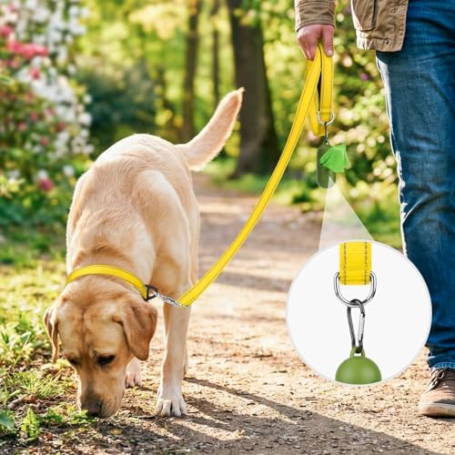 Joytale Reflective Dog Leash for Small Dogs, 5 FT x 3/4" - Image 2