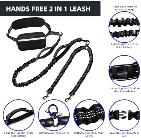 Uppetly Hands Free Double Dog Leash - Image 3
