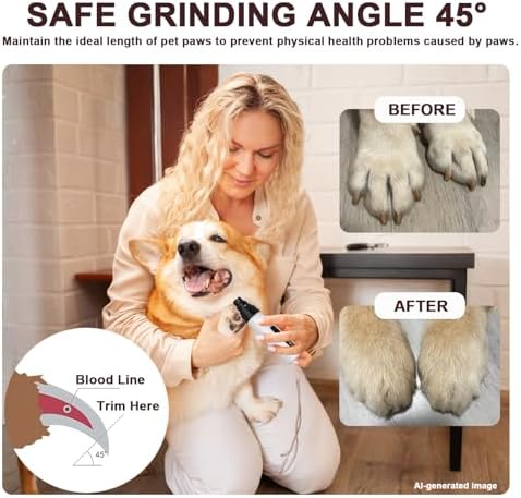 Upgraded Quiet Electric Dog Nail Grinder - Image 5