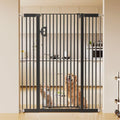 Fldofaves 57" Extra Cat Gate, Fits 29.5"-43" Wide Openings, Pressure Mounted by Fldofaves