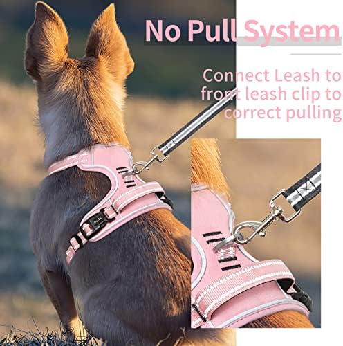 HEELE Dog Harness, No Pull Adjustable Padded Reflective Harness - Image 5