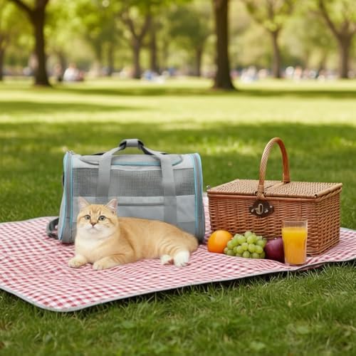 Cat Carrier Pet Dog Carrier Airline Approved - Image 6