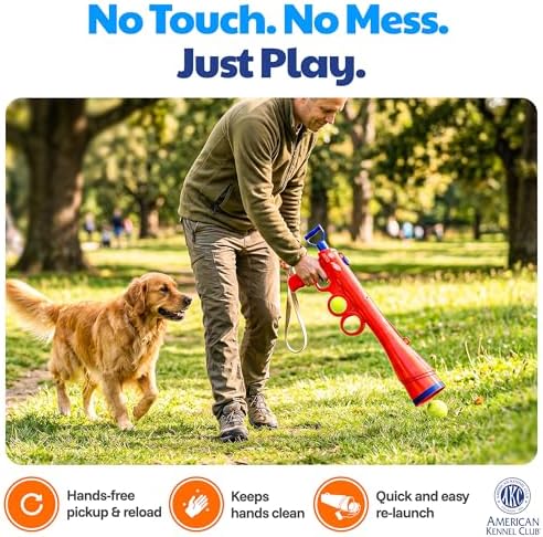 American Kennel Club Dog Ball Launcher, Tennis Ball Thrower - Image 3