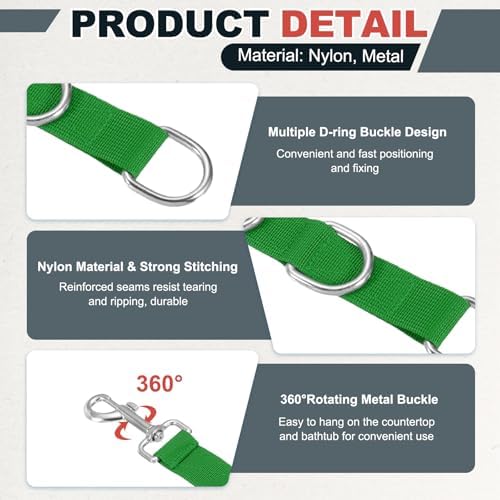 Pet Dog Grooming Loops, Adjustable Nylon Table Arm Extender Belly Strap - Image 3