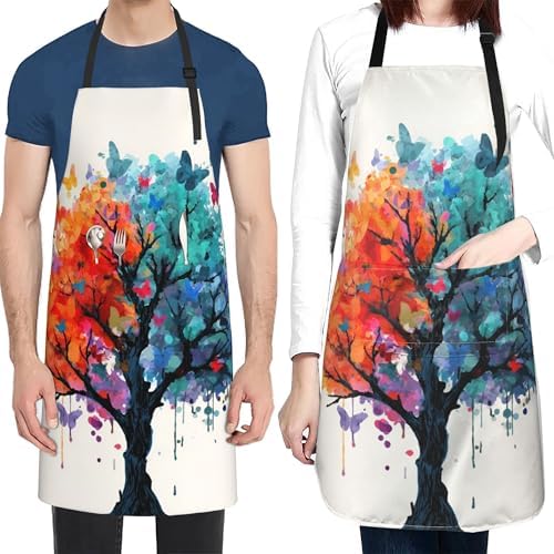 Art Apron with Pocket for Women Men - Image 5